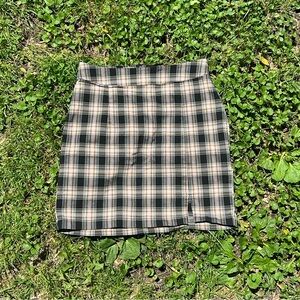Plaid skirt